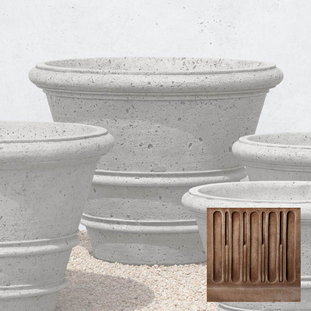Campania Textured Rolled Rim - P-543