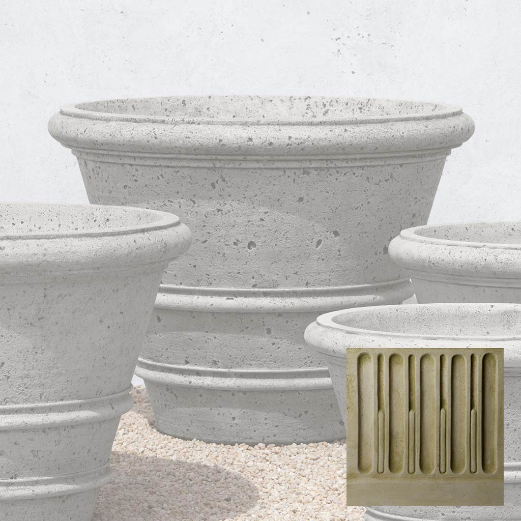 Campania Textured Rolled Rim - P-543