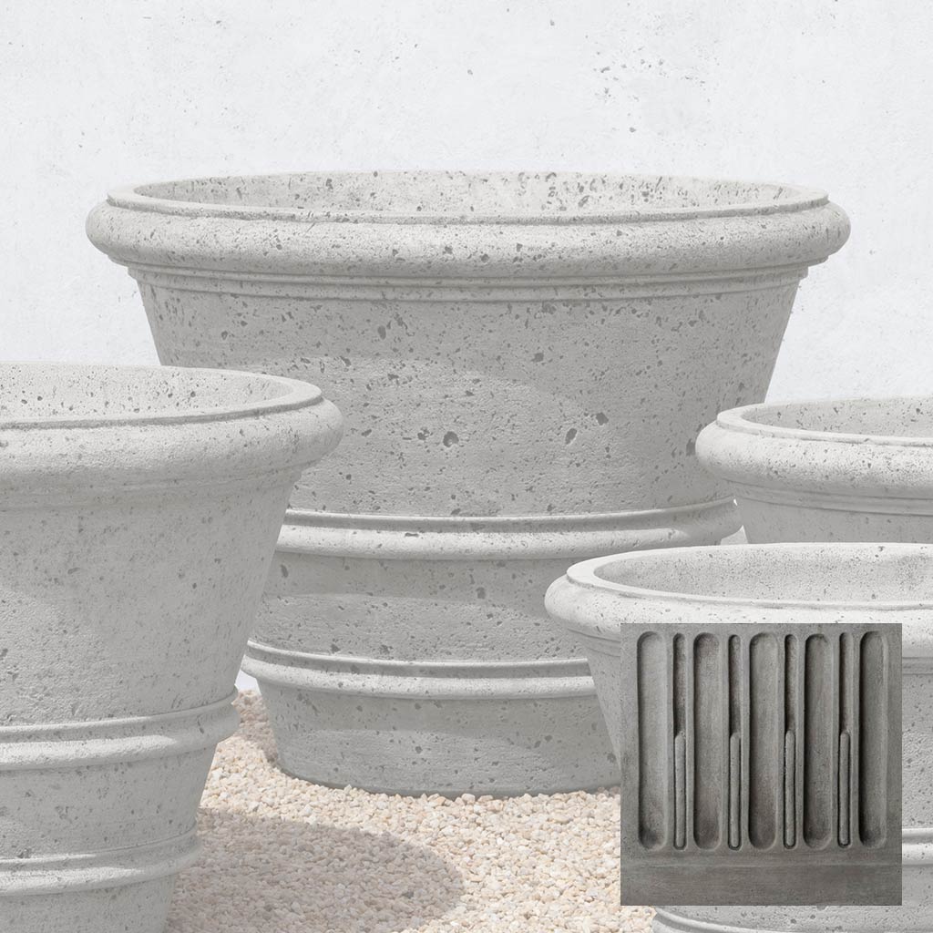 Campania Textured Rolled Rim - P-543