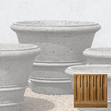 Campania Textured Rolled Rim - P-543