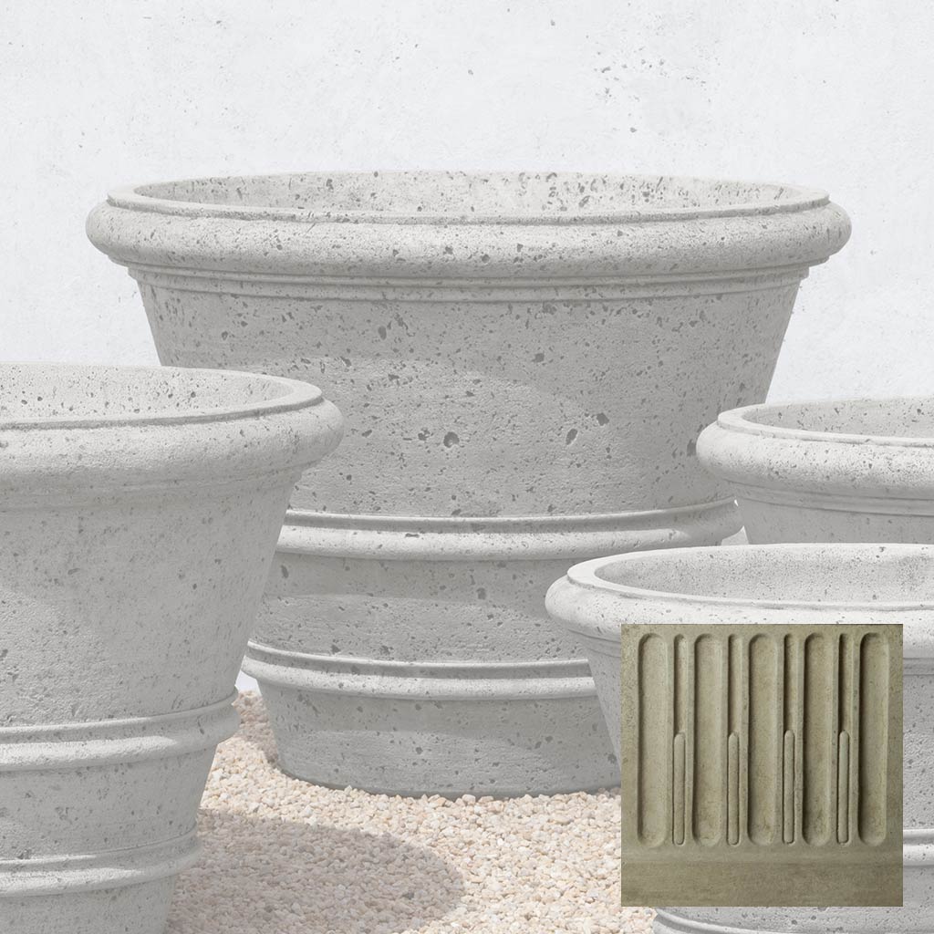 Campania Textured Rolled Rim - P-543