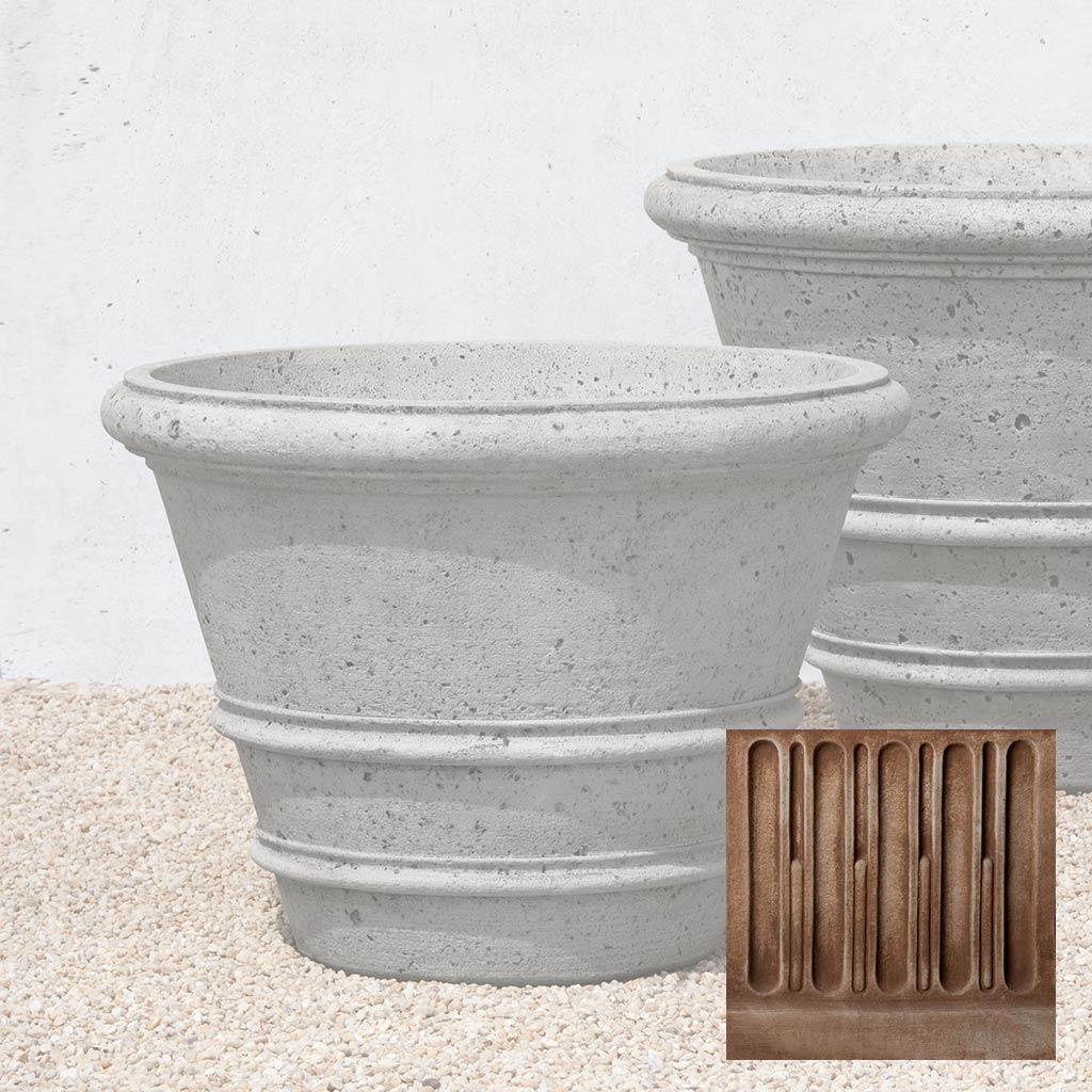 Campania Textured Rolled Rim - P-543