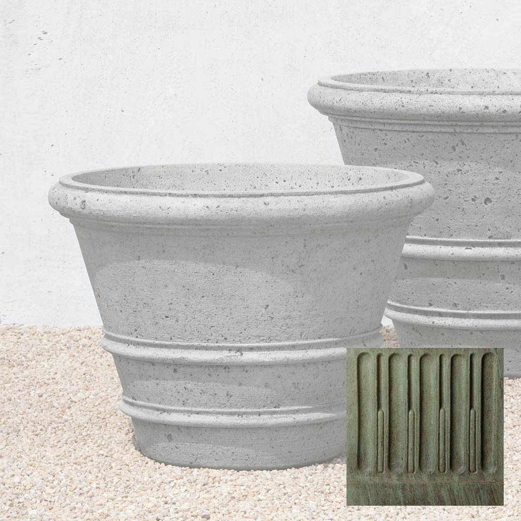 Campania Textured Rolled Rim - P-543