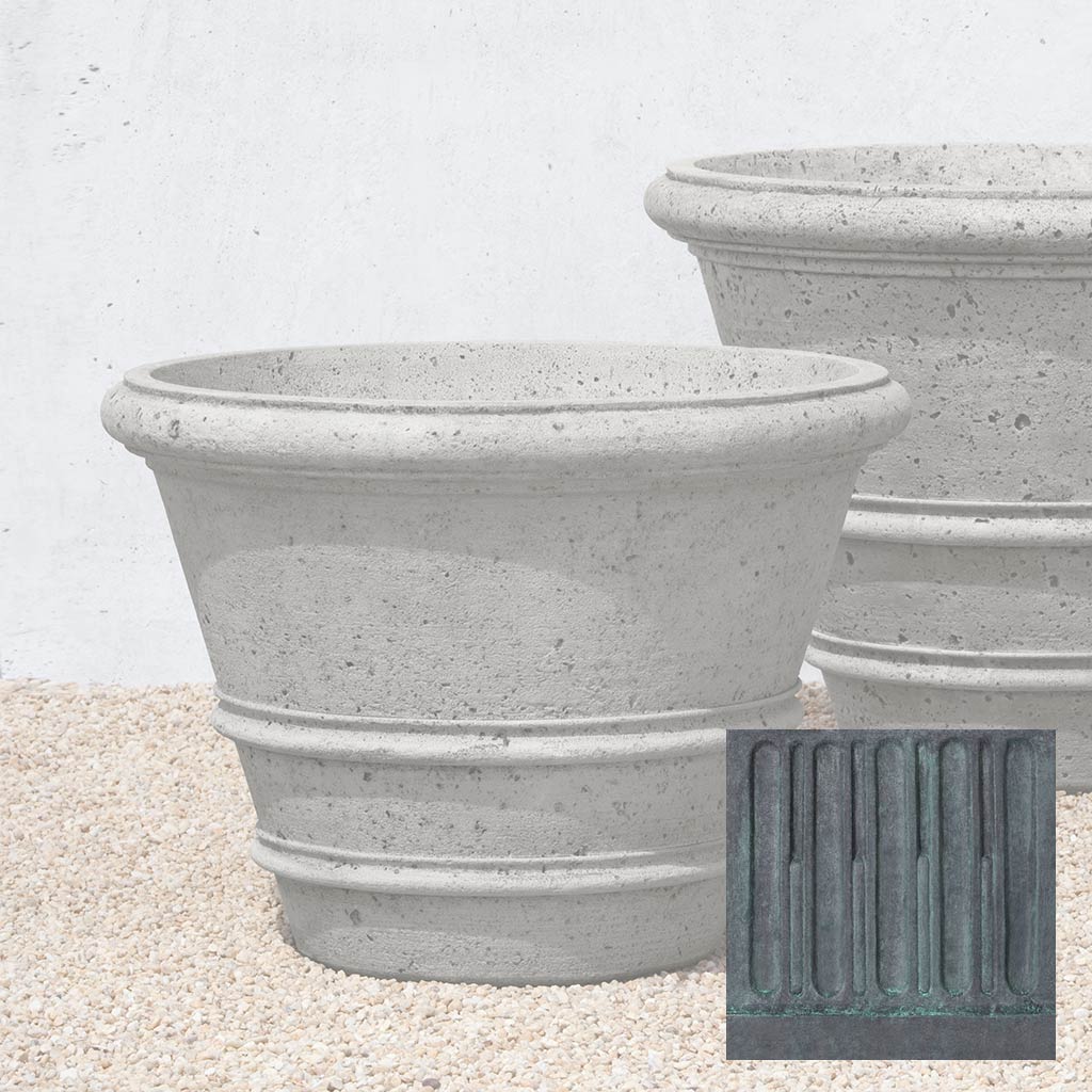 Campania Textured Rolled Rim - P-543