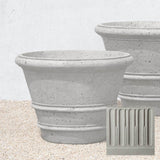 Campania Textured Rolled Rim - P-543