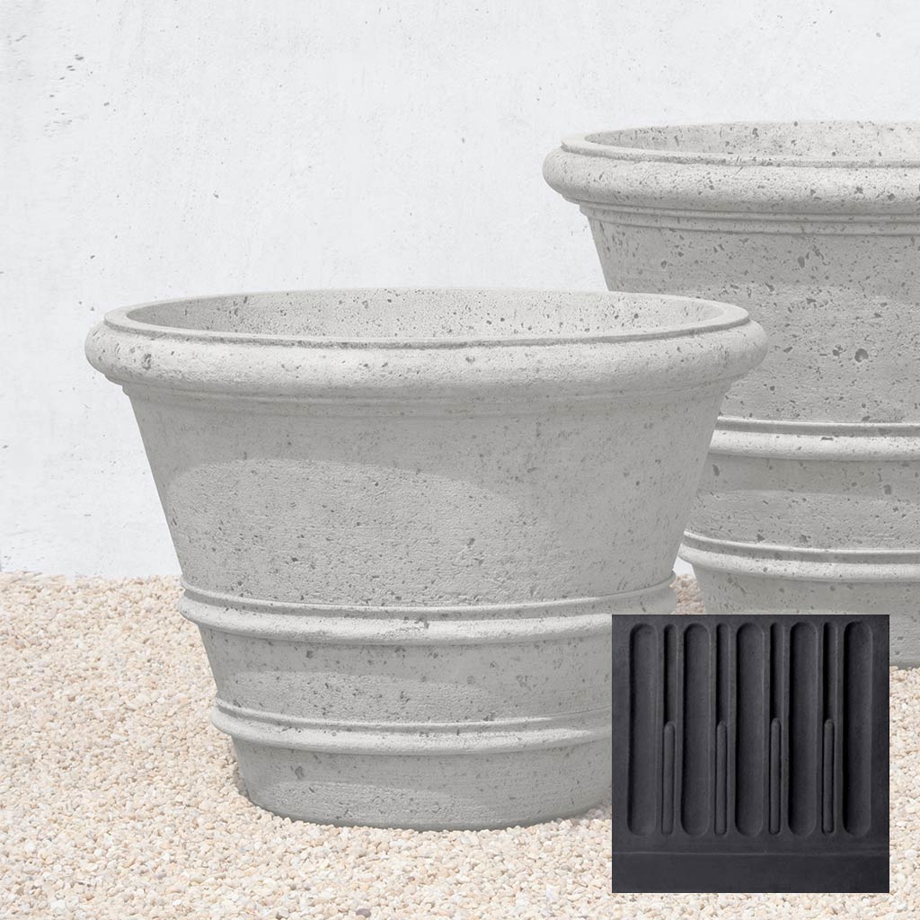 Campania Textured Rolled Rim - P-543