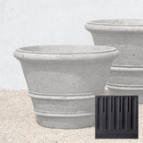 Campania Textured Rolled Rim - P-543