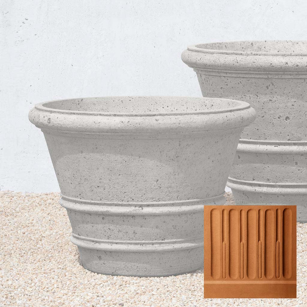 Campania Textured Rolled Rim - P-543