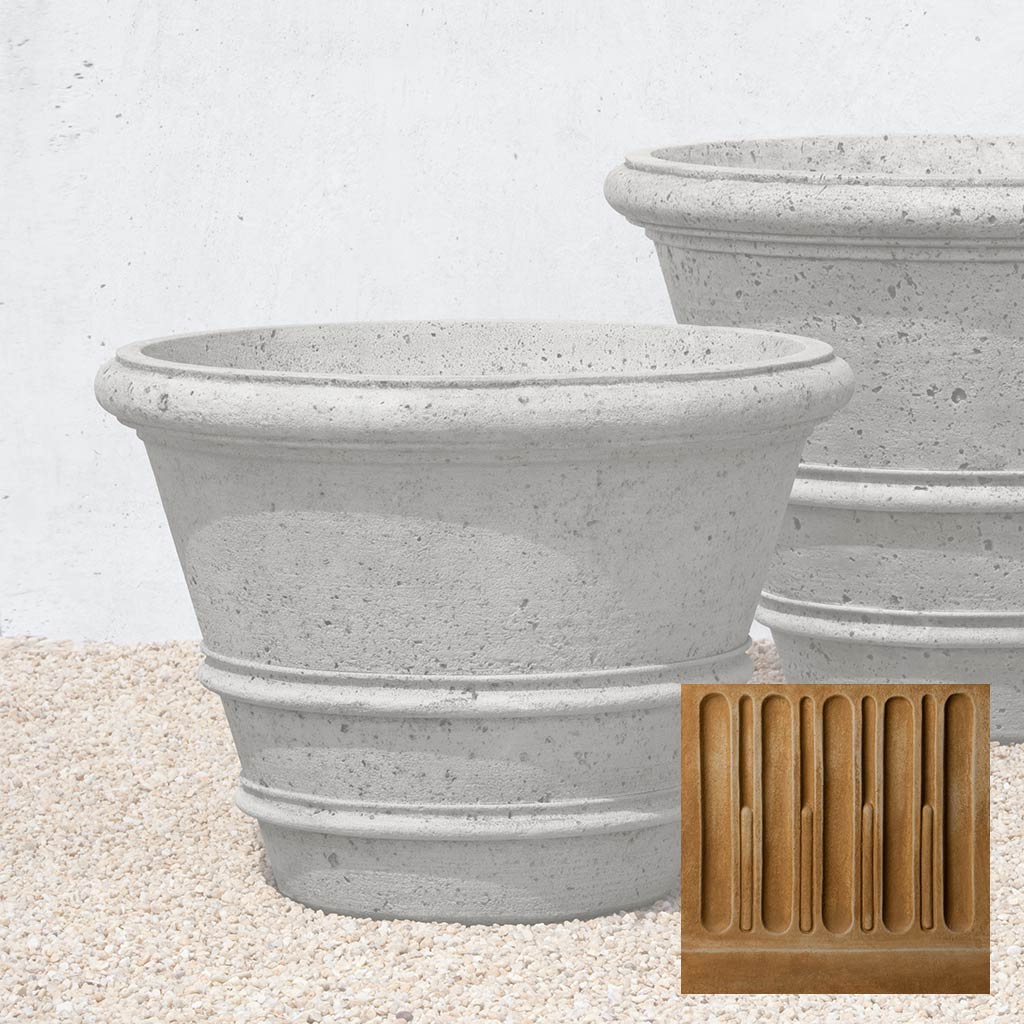 Campania Textured Rolled Rim - P-543