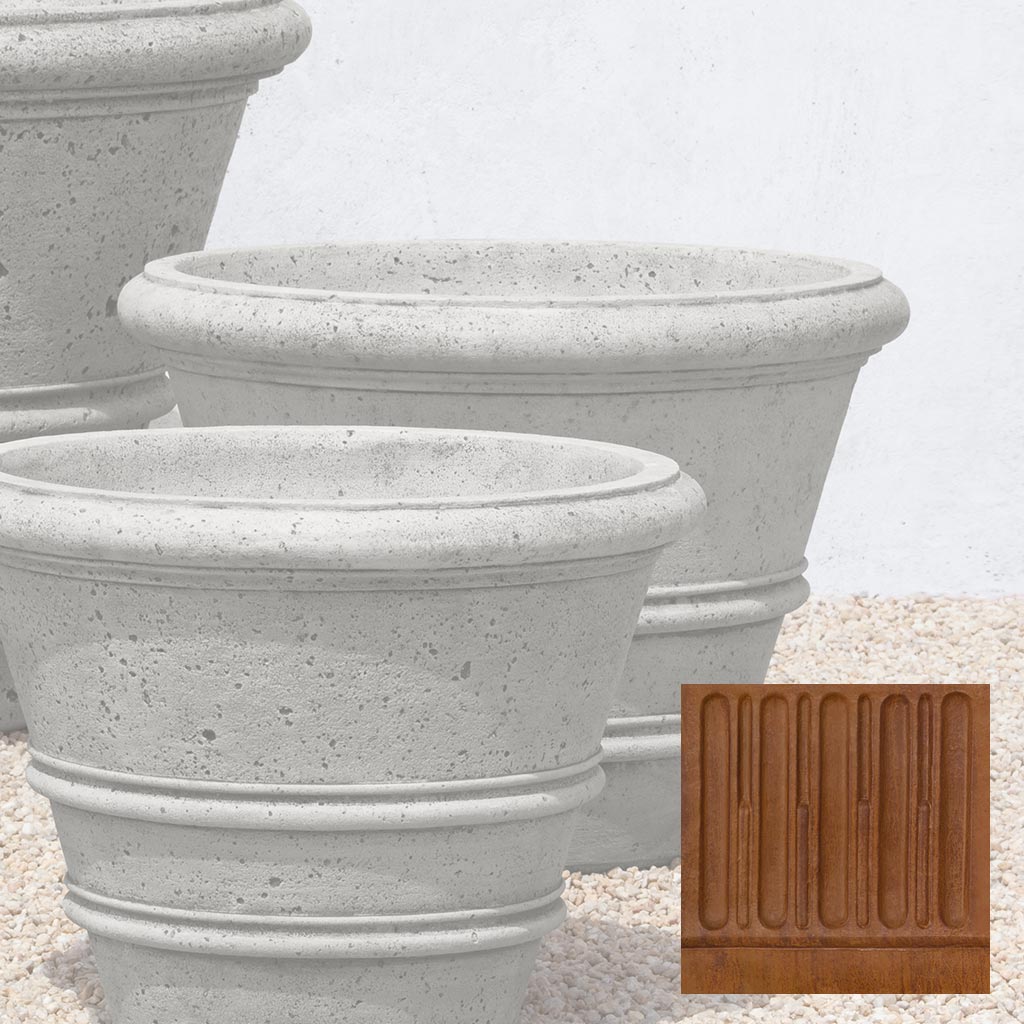 Campania Textured Rolled Rim - P-543