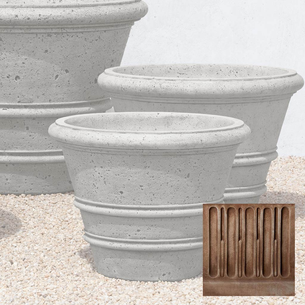 Campania Textured Rolled Rim - P-543
