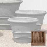 Campania Textured Rolled Rim - P-543