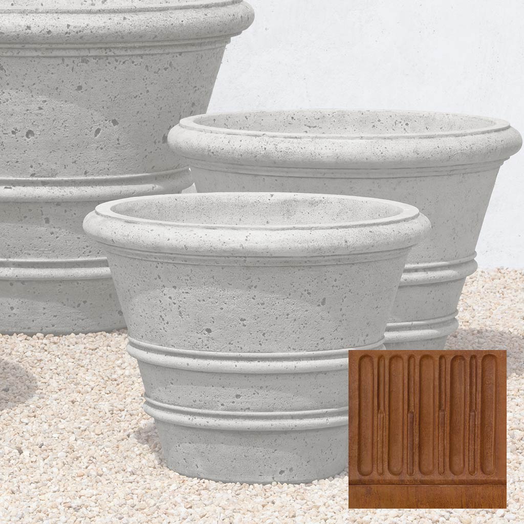 Campania Textured Rolled Rim - P-543