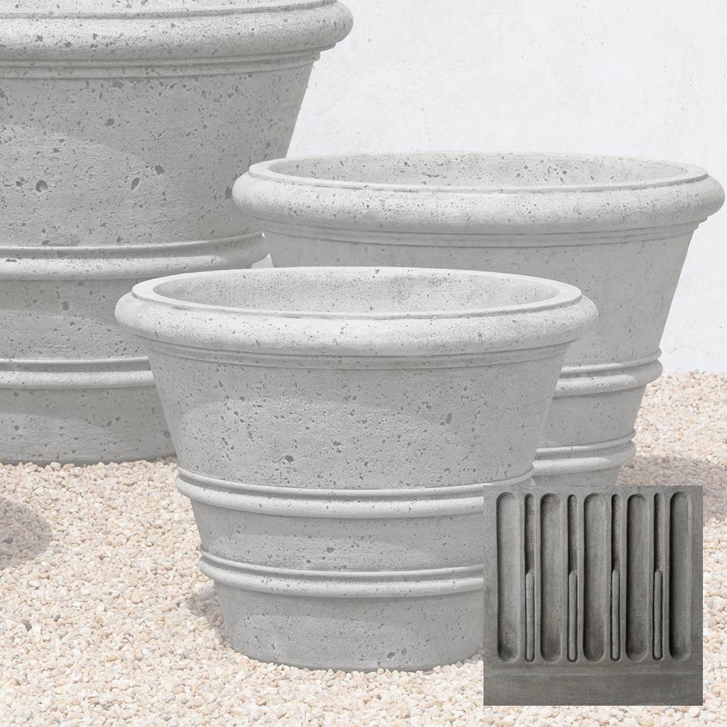 Campania Textured Rolled Rim - P-543