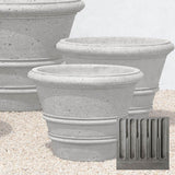 Campania Textured Rolled Rim - P-543