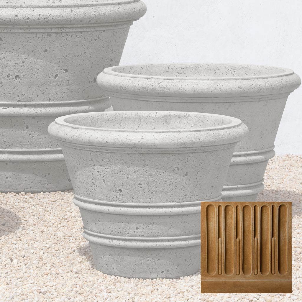Campania Textured Rolled Rim - P-543