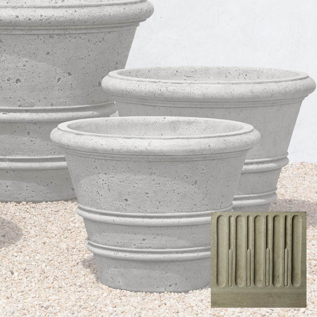 Campania Textured Rolled Rim - P-543