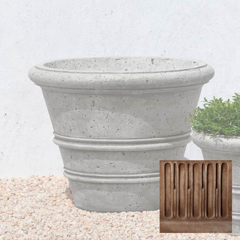 Campania Textured Rolled Rim - P-543