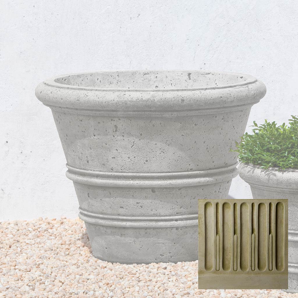 Campania Textured Rolled Rim - P-543