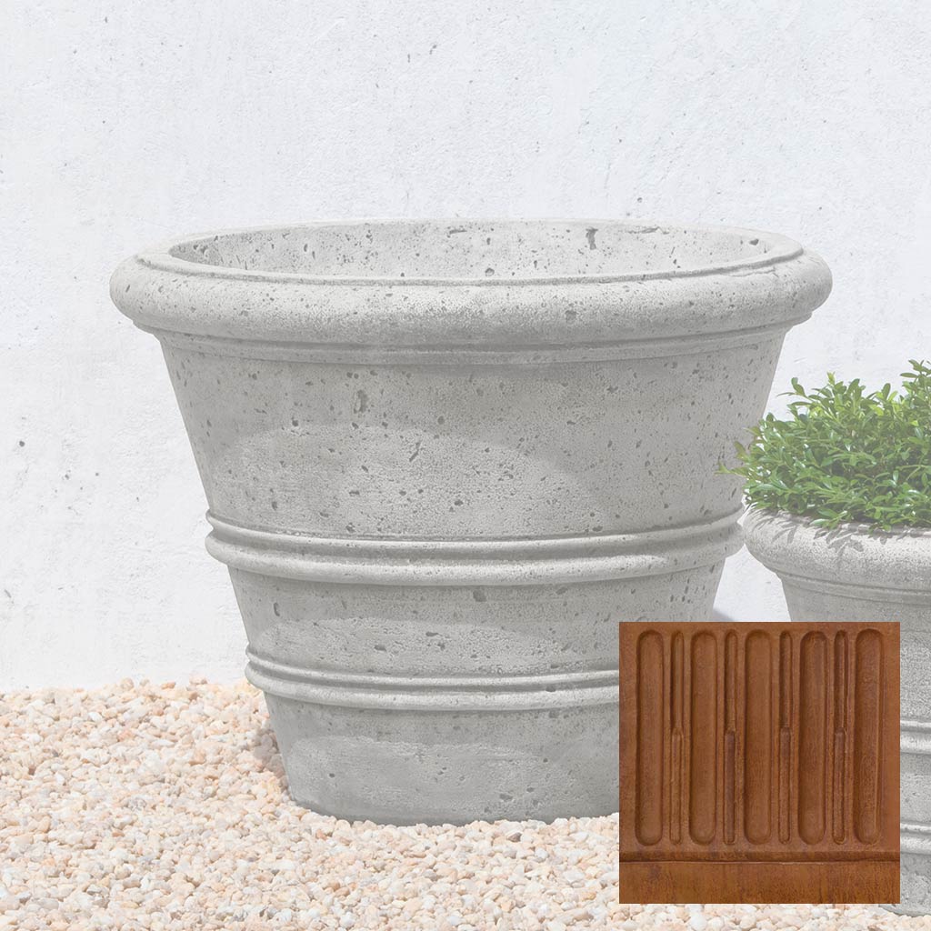 Campania Textured Rolled Rim - P-543
