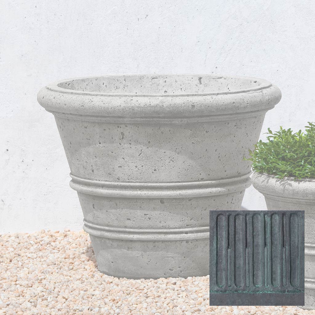 Campania Textured Rolled Rim - P-543