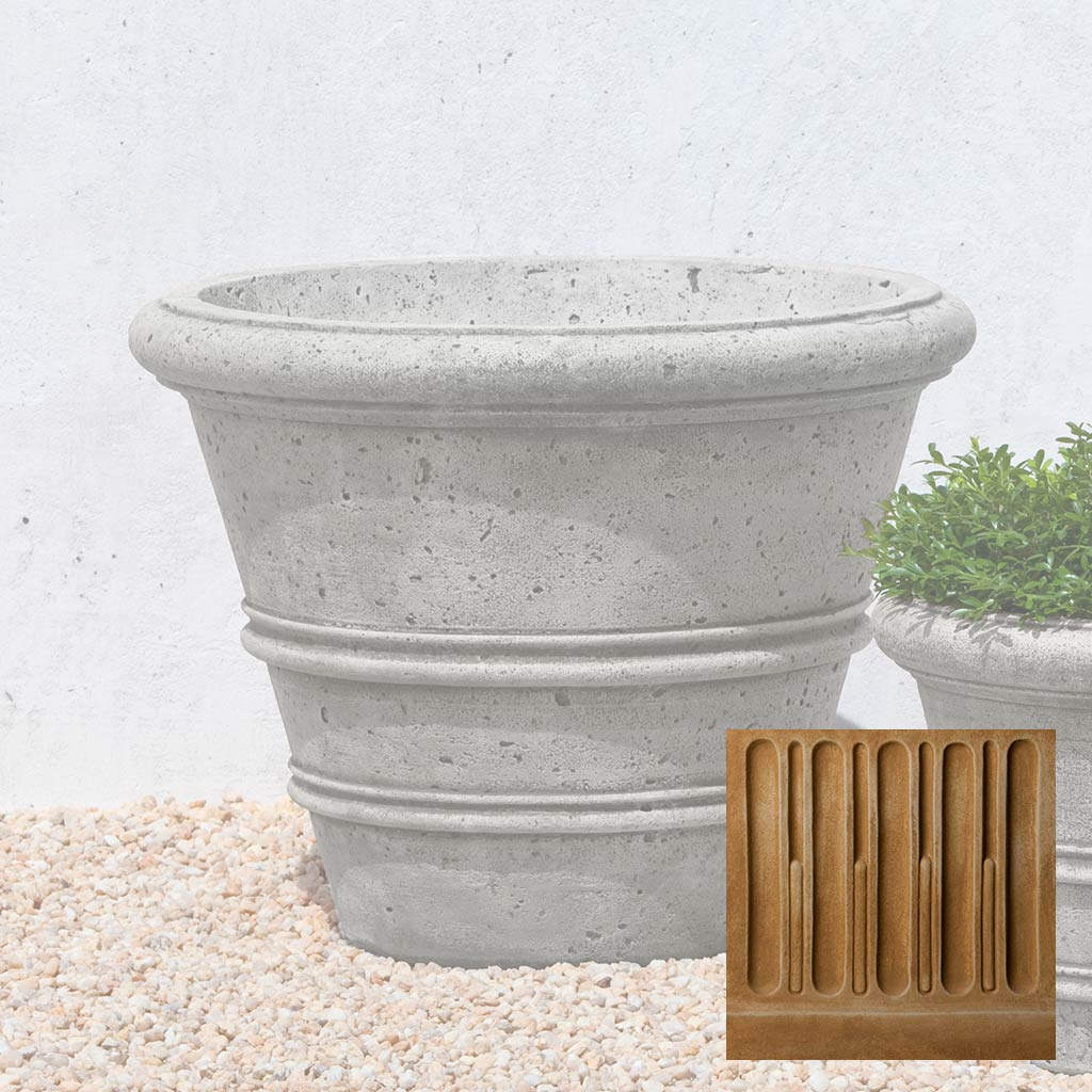 Campania Textured Rolled Rim - P-543