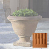 Campania Textured Greenwich Urn with Pedestal - PPD-553