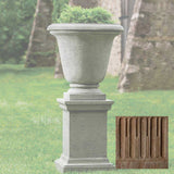 Campania Textured Hampton Urn with Pedestal - PPD-554