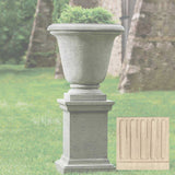 Campania Textured Hampton Urn with Pedestal - PPD-554
