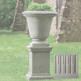 Campania Textured Hampton Urn with Pedestal - PPD-554