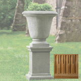 Campania Textured Hampton Urn with Pedestal - PPD-554