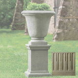 Campania Textured Hampton Urn with Pedestal - PPD-554