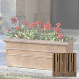 Campania Classic Rolled Rim Window Box Planter - P-555