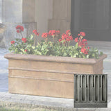 Campania Classic Rolled Rim Window Box Planter - P-555