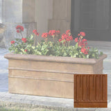 Campania Classic Rolled Rim Window Box Planter - P-555
