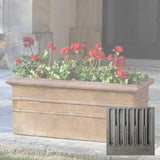 Campania Classic Rolled Rim Window Box Planter - P-555