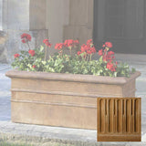 Campania Classic Rolled Rim Window Box Planter - P-555