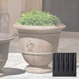 Campania Fleur de Lis Urn - P-573