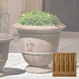 Campania Fleur de Lis Urn - P-573