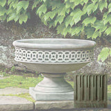 Campania Williamsburg Low Fretwork Urn - P-599