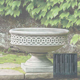 Campania Williamsburg Low Fretwork Urn - P-599