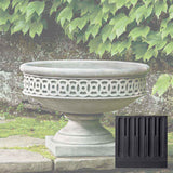 Campania Williamsburg Low Fretwork Urn - P-599