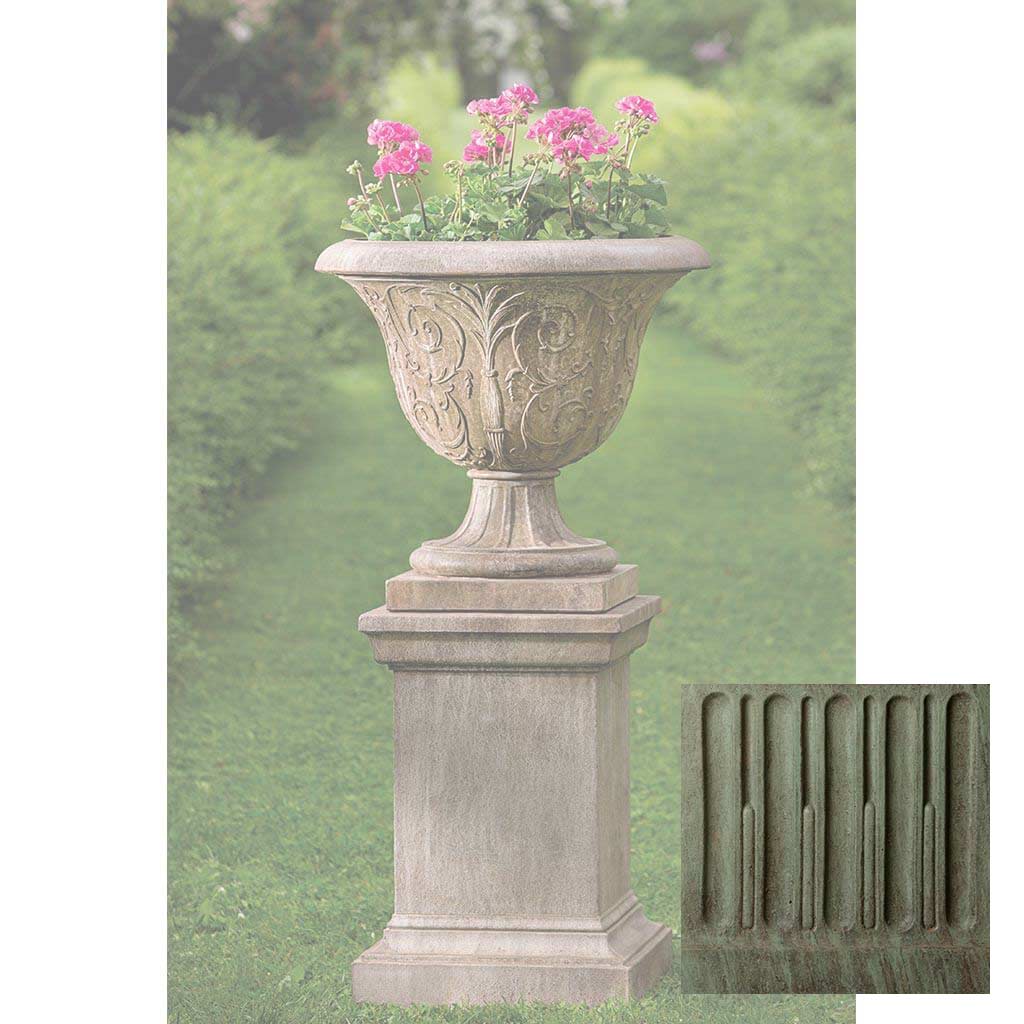 Campania Palais Arabesque Urn with Pedestal - PPD-609