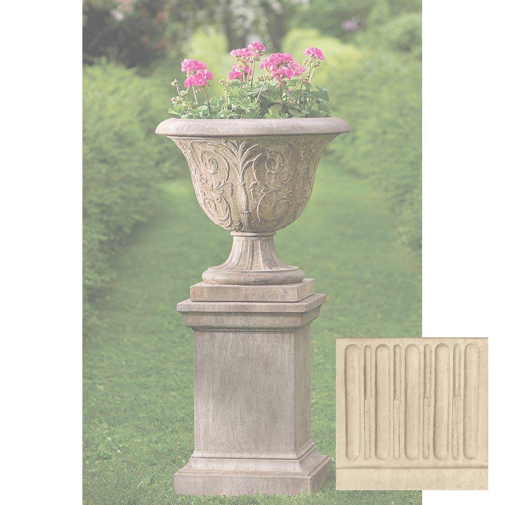 Campania Palais Arabesque Urn with Pedestal - PPD-609