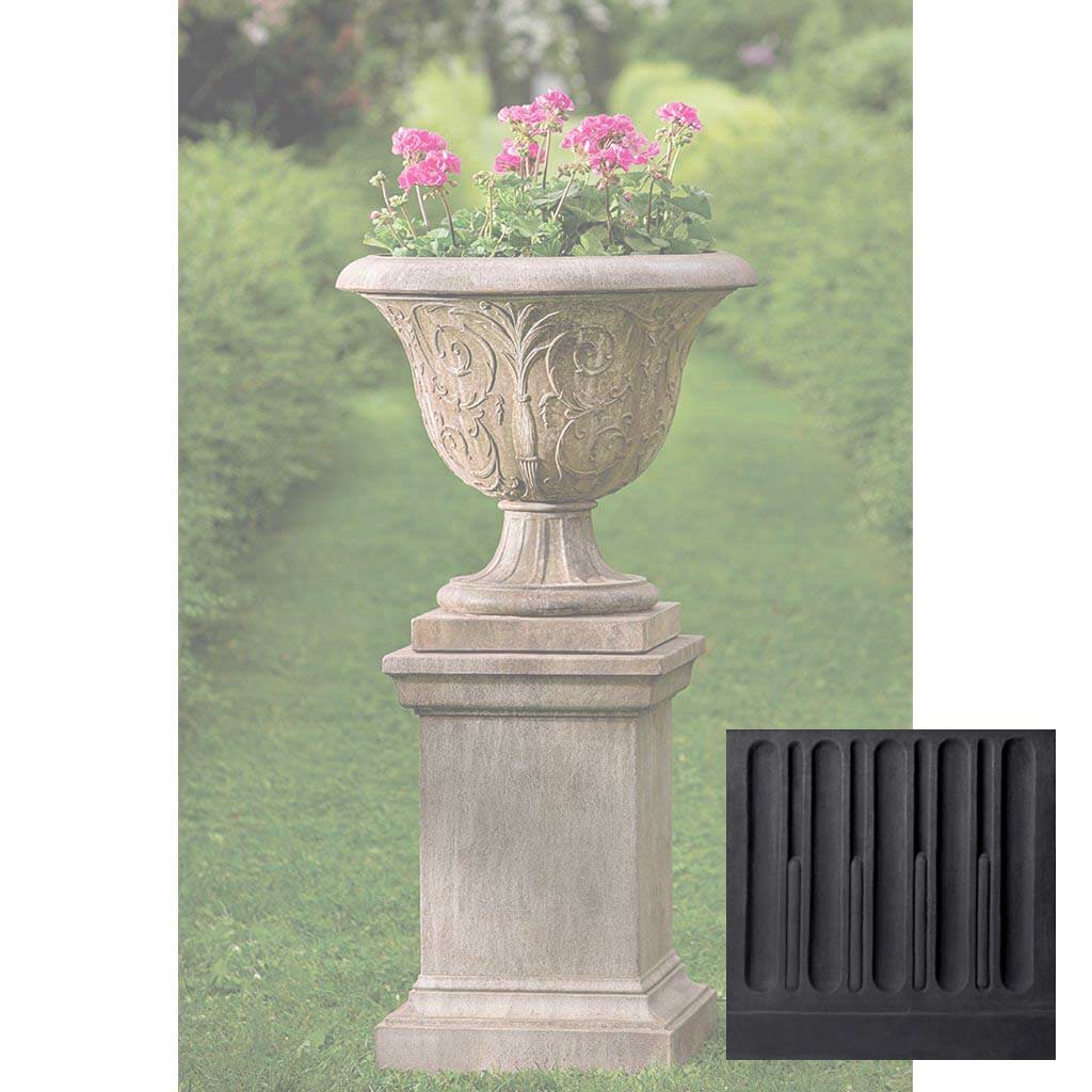 Campania Palais Arabesque Urn with Pedestal - PPD-609
