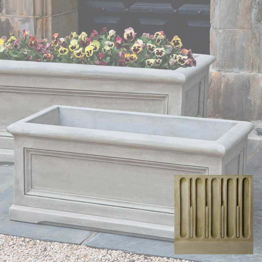 Campania Orleans Window Box Planter, Medium - P-640