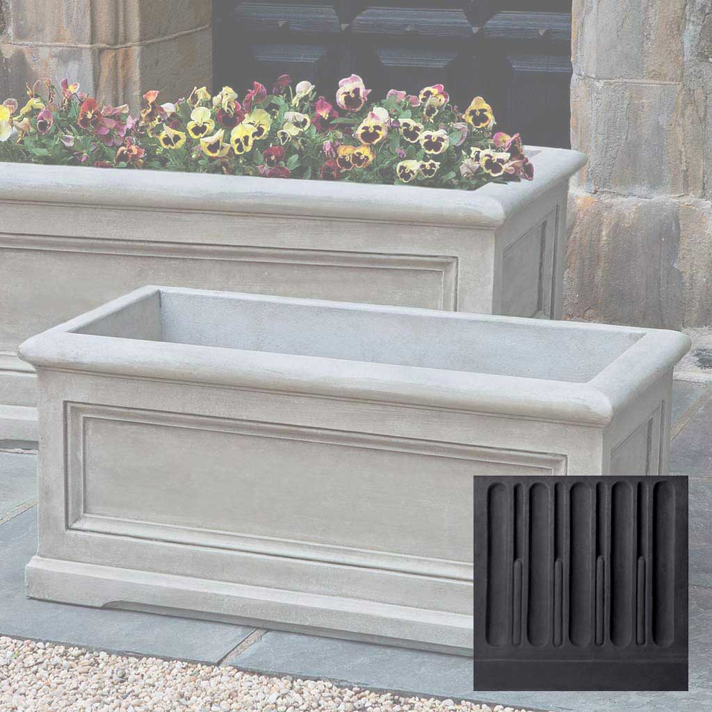 Campania Orleans Window Box Planter, Medium - P-640