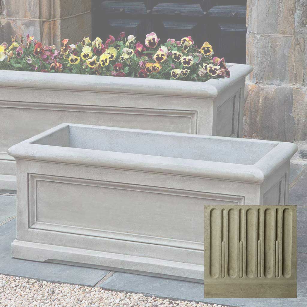 Campania Orleans Window Box Planter, Medium - P-640