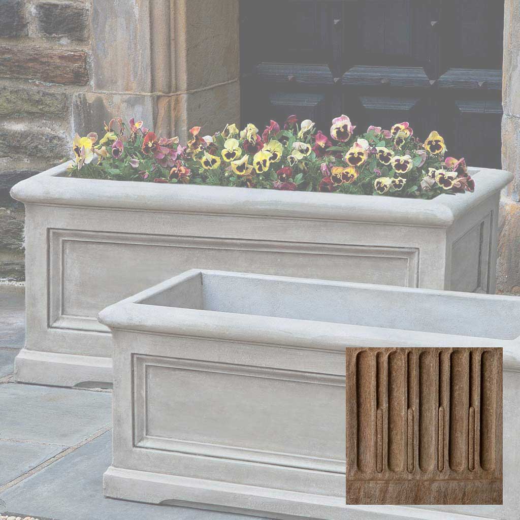 Campania Orleans Window Box Planter, Large - P-656