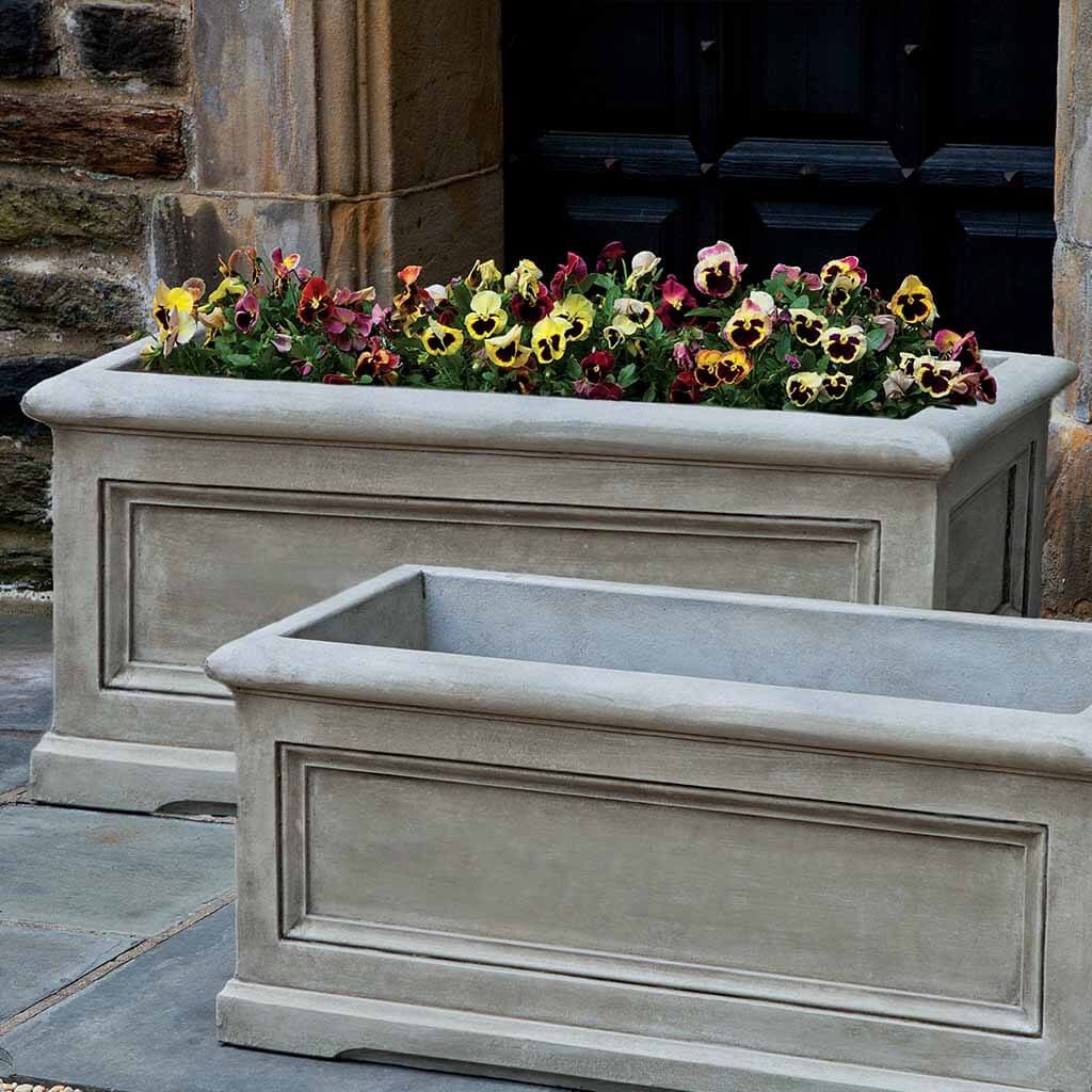 Campania Orleans Window Box Planter, Large - P-656